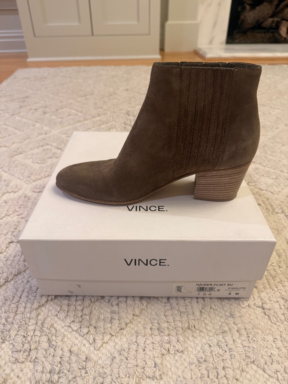 Vince Haider boots color flint